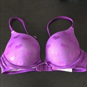 Victoria’s Secret PINK purple push up bra (32B)